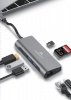 Gembird Adapter USB-C Hub HDMI 1xUSB-C GbE 2xUSB-A Card PD
